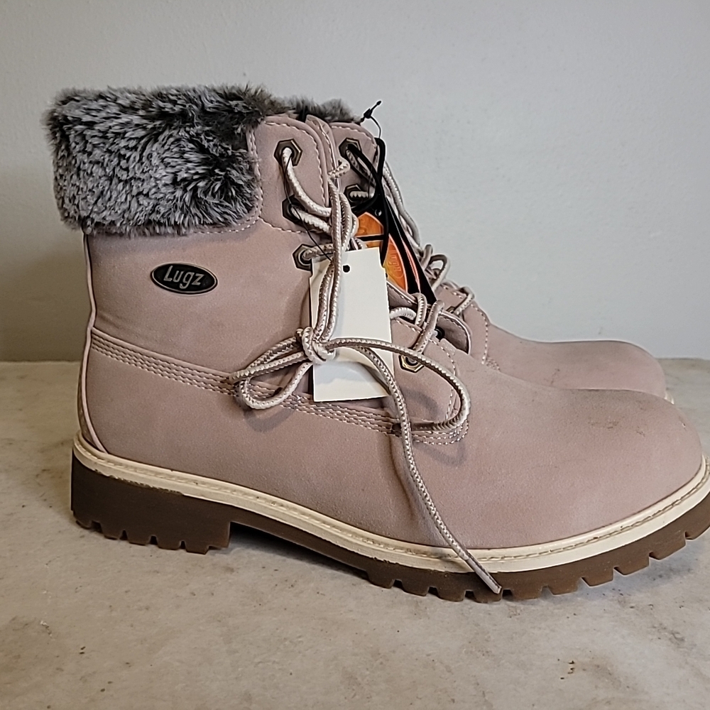 Lugz Women's Pink Fur-Lined Boots